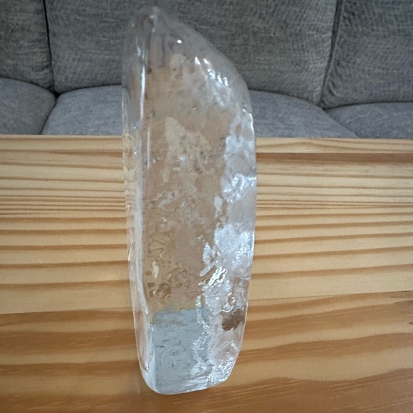 Cristal d’ Arques France 24% Genuine Lead Crystal Caroler’s & Bells Paperweight. - Picture 5 of 12